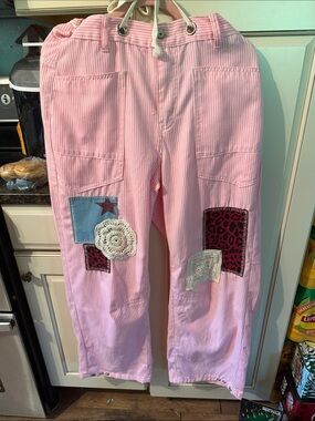 POL Pink Patchwork Trousers